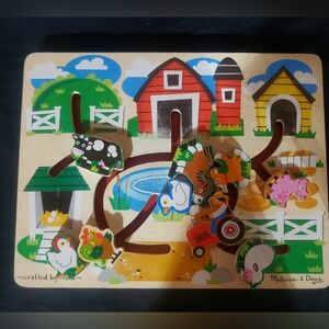 Melissa & Doug Farm Animal Puzzle - Multicolor